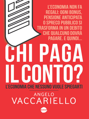 cover image of Chi paga il conto?